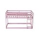 preview thumbnail 35 of 95, Low Loft Bed with Ladder, Solid Rubber Wooden Bed Frame for Multi Children, Floor Bed - Available with or without Slats