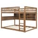preview thumbnail 13 of 36, Convertible Bunk Bed with LED Storage Wall & Pegboard by Harper&Bright Designs