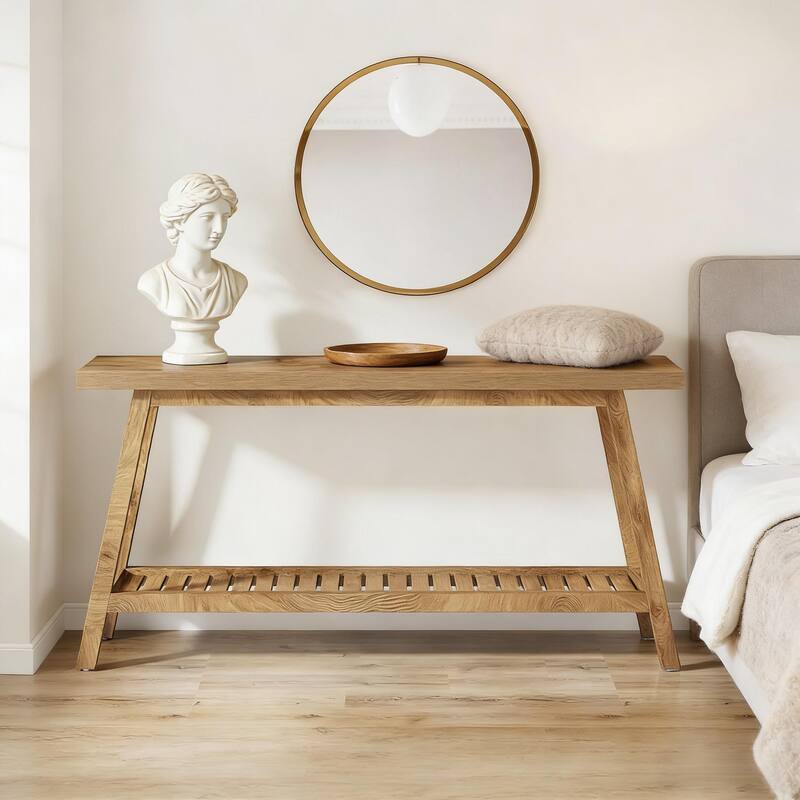 2-Tier Entryway Space-Saving Console Sofa Table