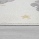 preview thumbnail 2 of 3, Kids Rug for Nursery Bear and Elephant Balloon Ride in Beige