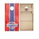 preview thumbnail 1 of 4, Red and Blue Stripes Regulation 2x4 Cornhole Board Set All-Weather - Include Carrying Case