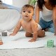 preview thumbnail 2 of 3, Baby Muslin Blanket - Large 40" X 40", White, By Comfy Cub - White