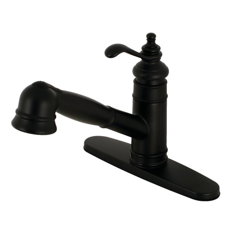 Templeton Single-Handle Pull-Out Kitchen Faucet - Matte Black