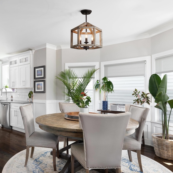 Semi flush mount lighting for 2025 dining room