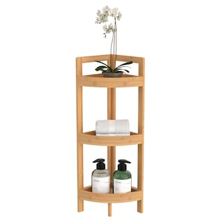 ClosetMaid Bamboo 3-Tier Corner Shelf