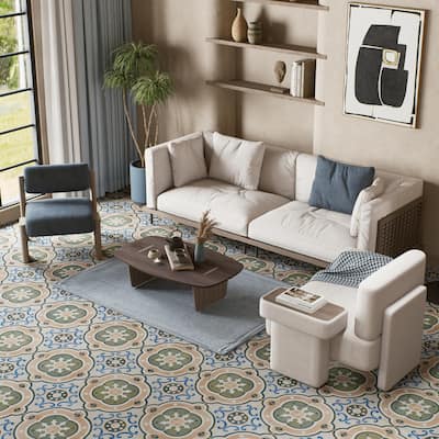 Merola Tile Kings Barna Raval 17-5/8" x 17-5/8" Ceramic Floor and Wall Tile