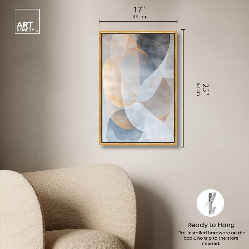 Blue Haze Canvas by Art Remedy
