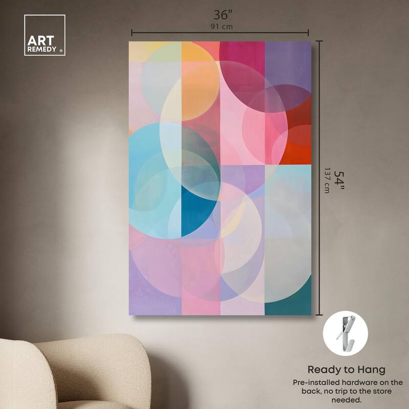 Oneiric Circles I Canvas by Art Remedy, Gallery Wrapped