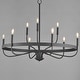 preview thumbnail 9 of 8, Maxim 14499 Frankie 9 Light 40" Wide Taper Candle Style Chandelier