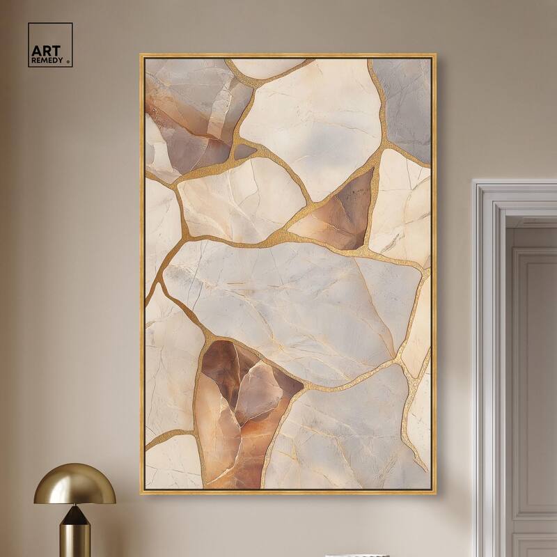 Textured Earthy Tones II Canvas by Art Remedy