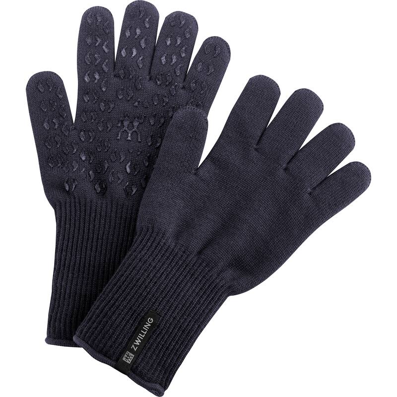 ZWILLING BBQ+ Heat Resistant Protection Grill Gloves - Charcoal - 2-pc - Charcoal - 2-pc