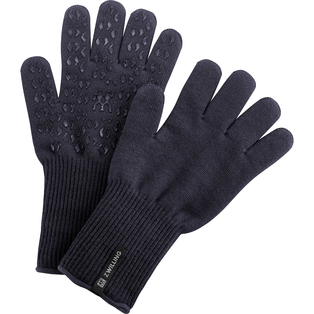 ZWILLING BBQ+ Heat Resistant Protection Grill Gloves - Charcoal - 2-pc