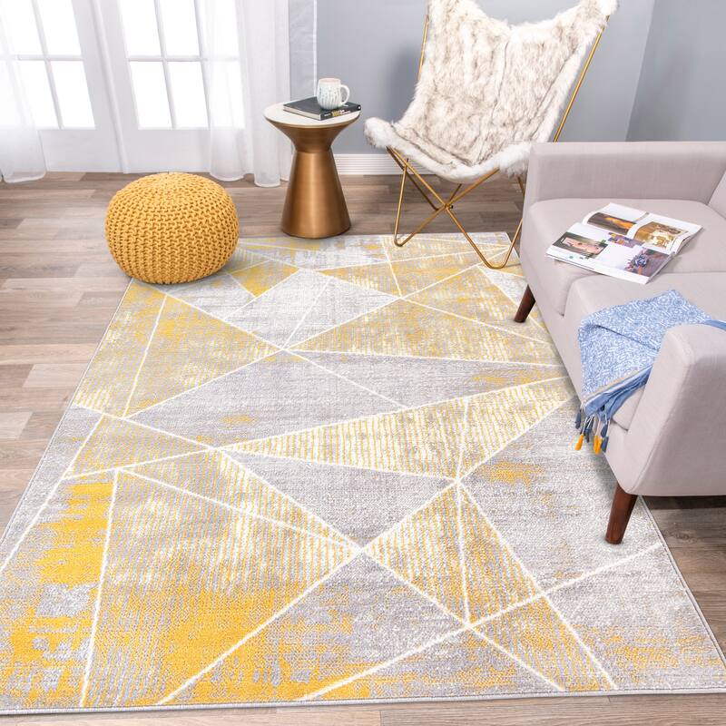 World Rug Gallery Geometric Modern Area Rug