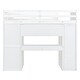 preview thumbnail 12 of 18, Maximized Storage Space Design Loft Bed with Guardrail, Sturdy Construction, Twin Size, White