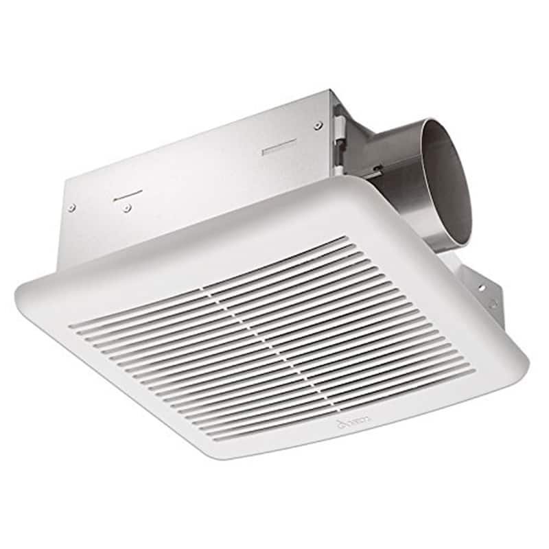 Delta Breez Slim Ventilation Exhaust Bathroom Fan 70 CFM with Dual Speed, White - 4.77