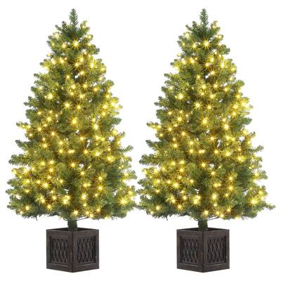 4.5ft Artificial Christmas Tree 2 PACK - 4.5 Foot