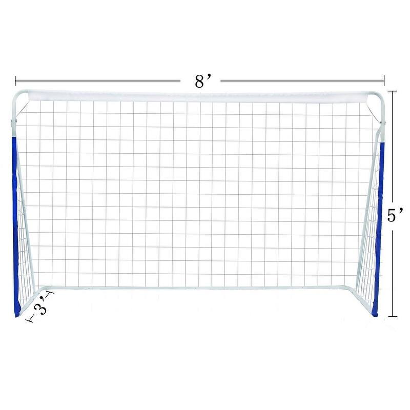 Portable Soccer Gate Courtyard Soccer Match with Nets Storage for Home