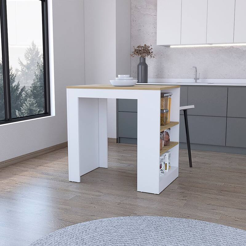 Kitchen Island with Storage Base