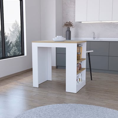 Kitchen Island with Storage Base