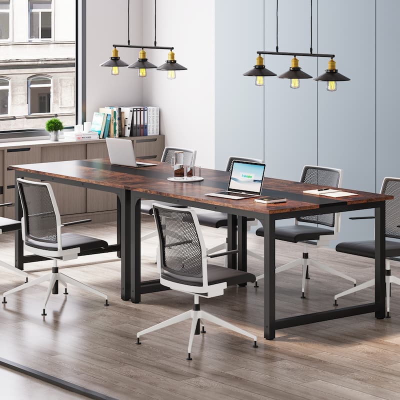 6FT Modern Conference Table for Office, Meeting Table for 4-6 - 63" L x 31.5" W x 29.13" H