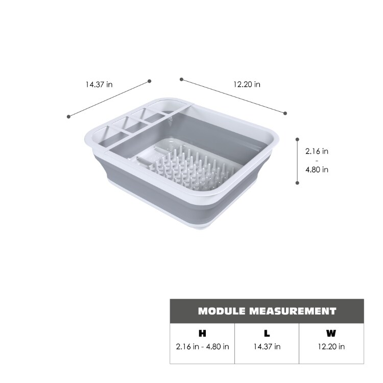 Large Dish Drying Rack Extendable Dish Rack Bed Bath Beyond 39835040