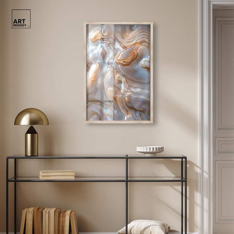 Fluid Preciousness I Shadowbox by Art Remedy