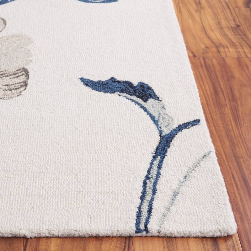 SAFAVIEH Handmade Jardin Garnette Country Wool Rug