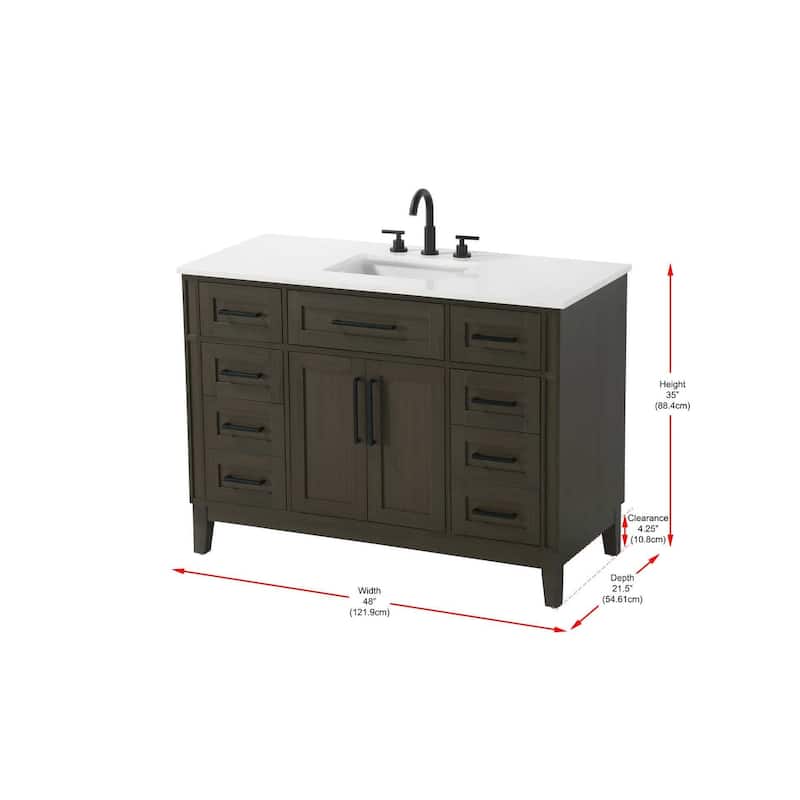 Rachel Single Bathroom Vanity (48-60 inch)