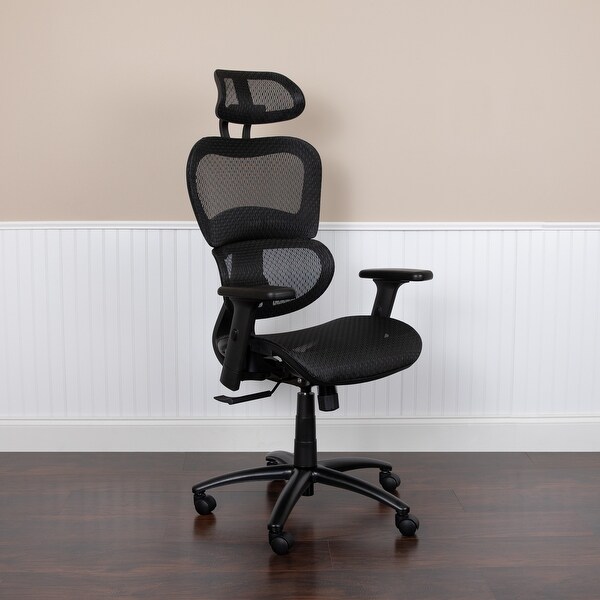 Ergonomic Mesh Office Chair with Synchro Tilt Headrest