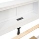 preview thumbnail 7 of 14, Full Size Platform Bed with Multi-functional Headboard, USB Ports, Twin Trundle, and 3 Storage Drawers