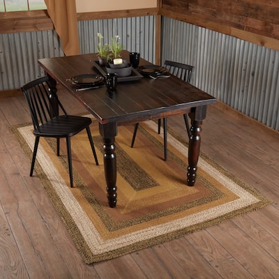 Kettle Grove Jute Rug Rect w/ Pad 60x96