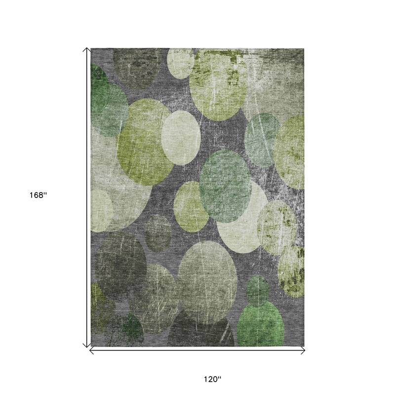 Jami Modern Art-Inspired Weather Resistant Versatile Elegance Runner Outdoor Rug