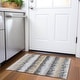 preview thumbnail 53 of 132, Premium Washable Super Soft Modern Ombre Stripe Mayfield Rug Gray - 1'8" x 2'6"