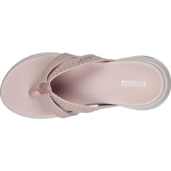 skechers go walk 5 thong sandals sun kiss