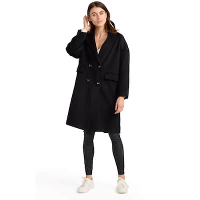 Amnesia Wool Blend Oversized Coat