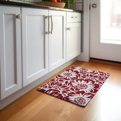 Premium Washable Super Soft Modern Floral Mayfield Rug