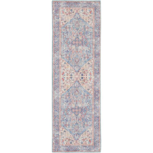 57 Grand by Nicole Curtis Vintage Medallion Machine Washable Area Rug