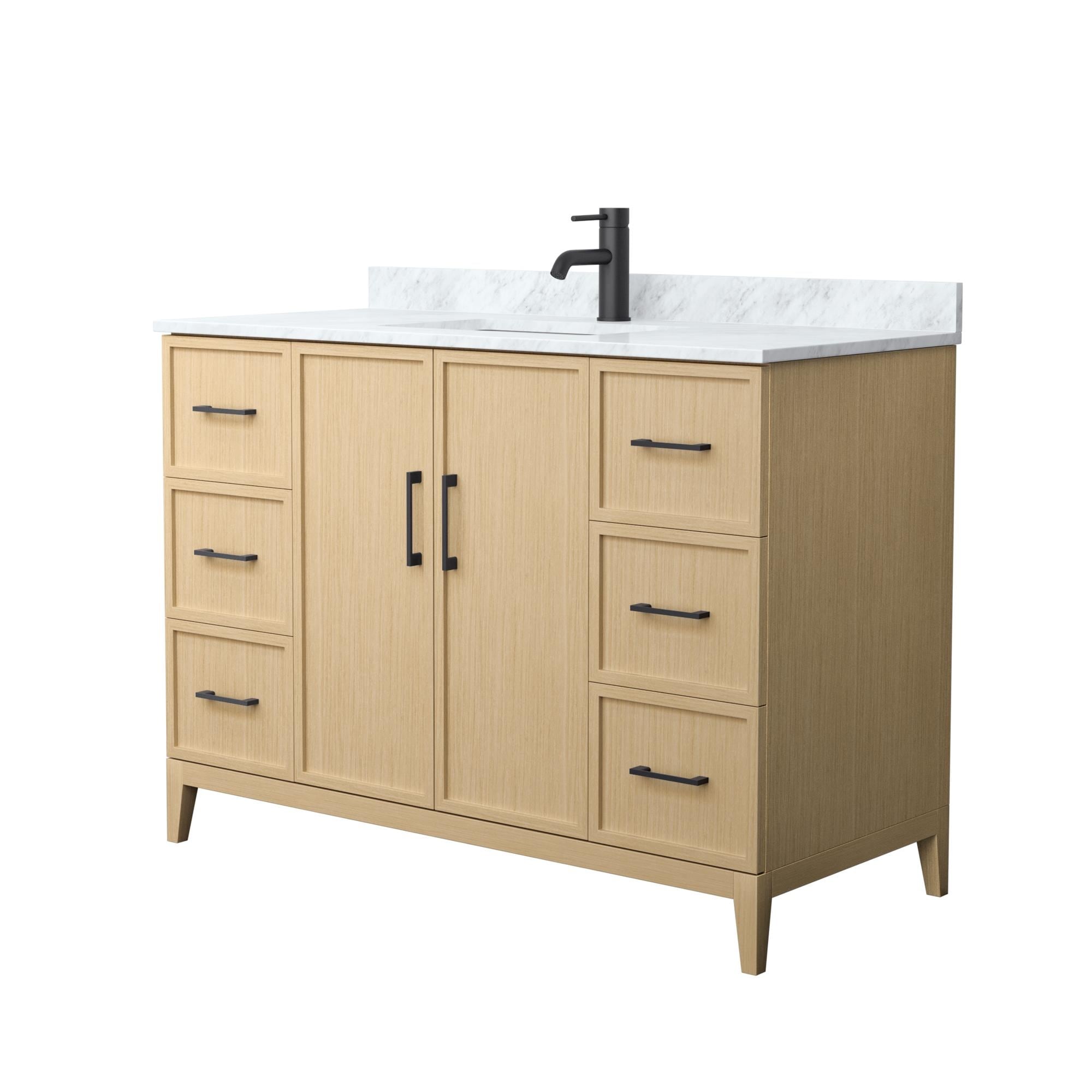 Elan 48-inch Single Vanity, Marble Top