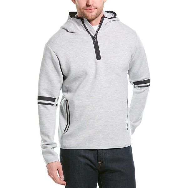 j lindeberg logo tech hoodie