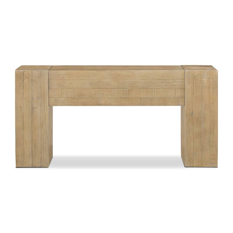 Poly & Bark Frome Solid Pine Wood Console Table (60") - Natural