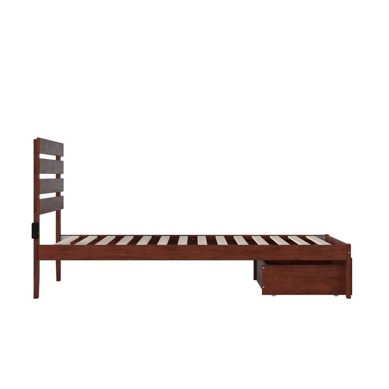 Oxford Platform Bed with Foot Drawer