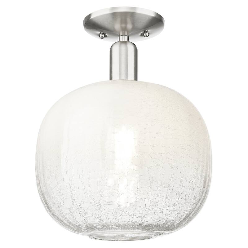 Innovations Lighting 716-1C-G481-10OP Brookhaven Sphere 10" Wide - Brushed Satin Nickel