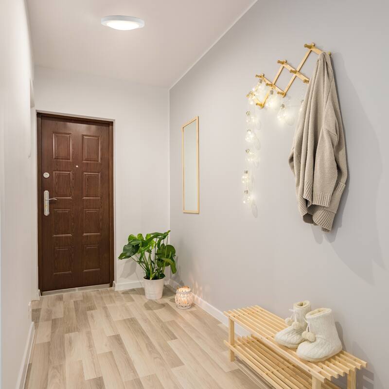 Paxton Flush Mount Integrated LED Indoor Outdoor Dimmable Ceiling Light