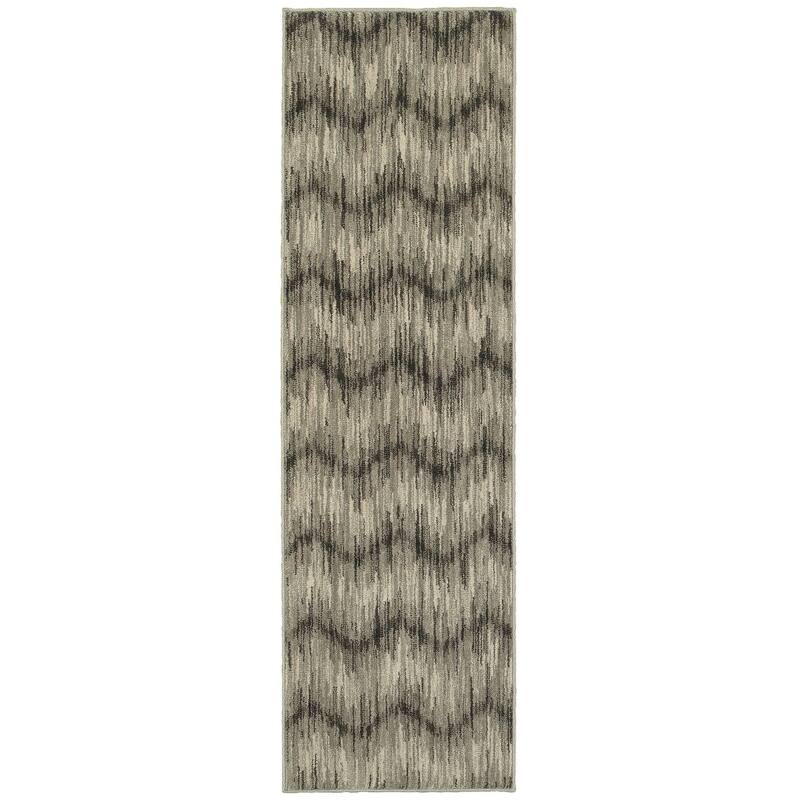 Style Haven The Gray Barn Cattail Abode Chevron Ikat Rug