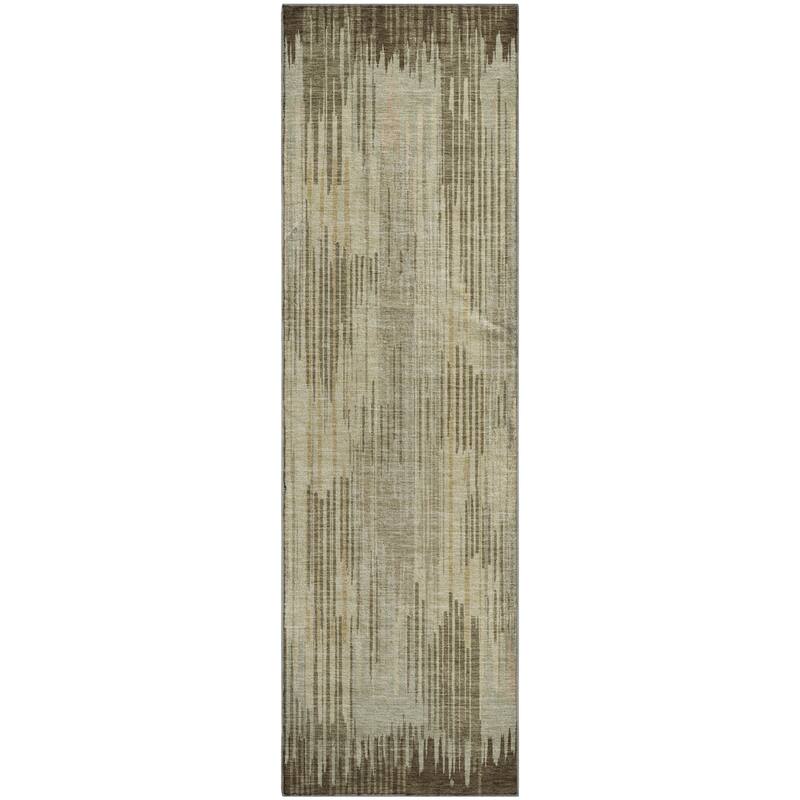 Premium Washable Super Soft Transitional Stripes Mayfield Rug