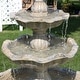 preview thumbnail 5 of 11, Sunnydaze 4-Tier Grand Courtyard Garden Water Fountain - Earth Finish - 80-Inch