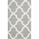 preview thumbnail 4 of 3, SAFAVIEH Handmade Cambridge Jeanetta Modern Wool Rug 2' x 3'4" - Silver/Ivory - Rectangle
