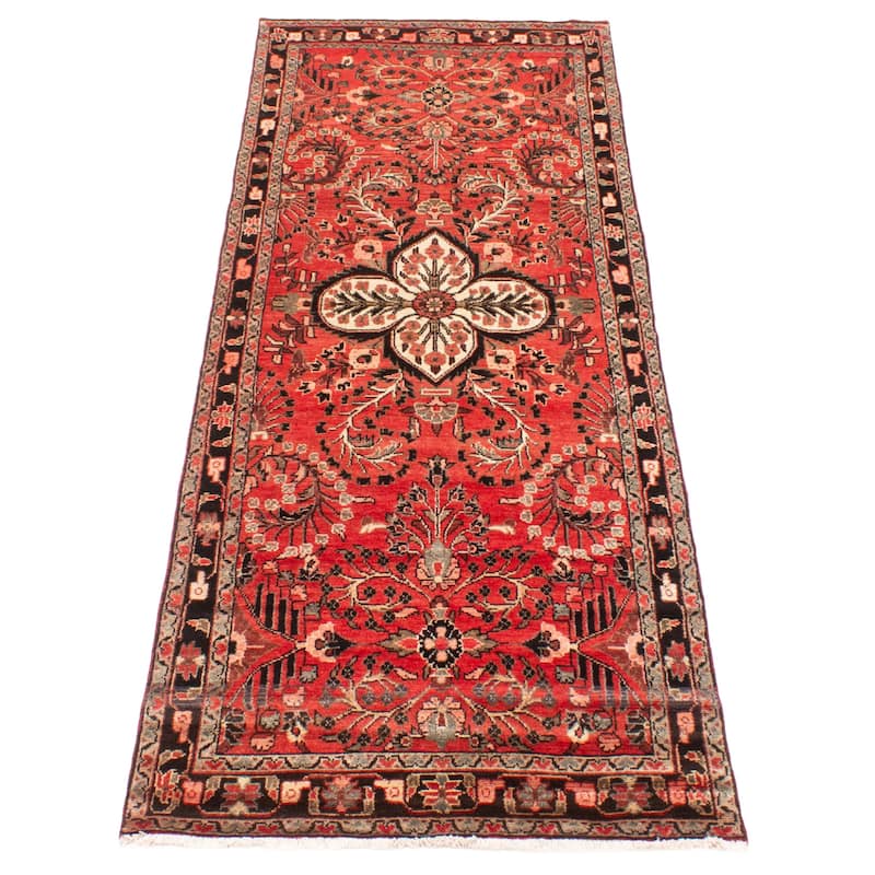 ECARPETGALLERY Hand-knotted Anadol Copper Wool Rug - 3'5 x 9'10