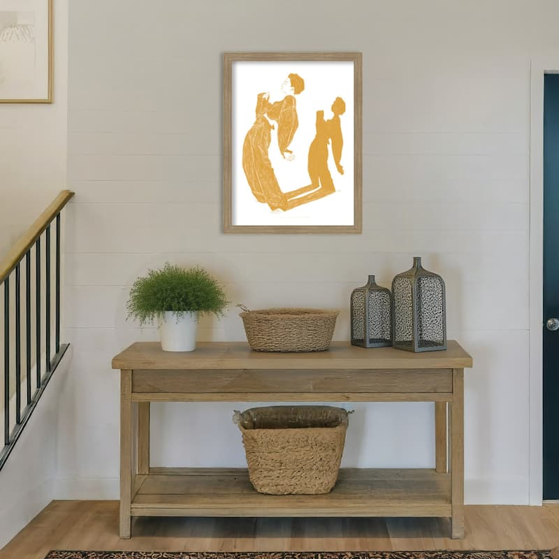 Jlr Dancing No. 5 by Jenny Liz Rome Wood Framed Wall Art Print