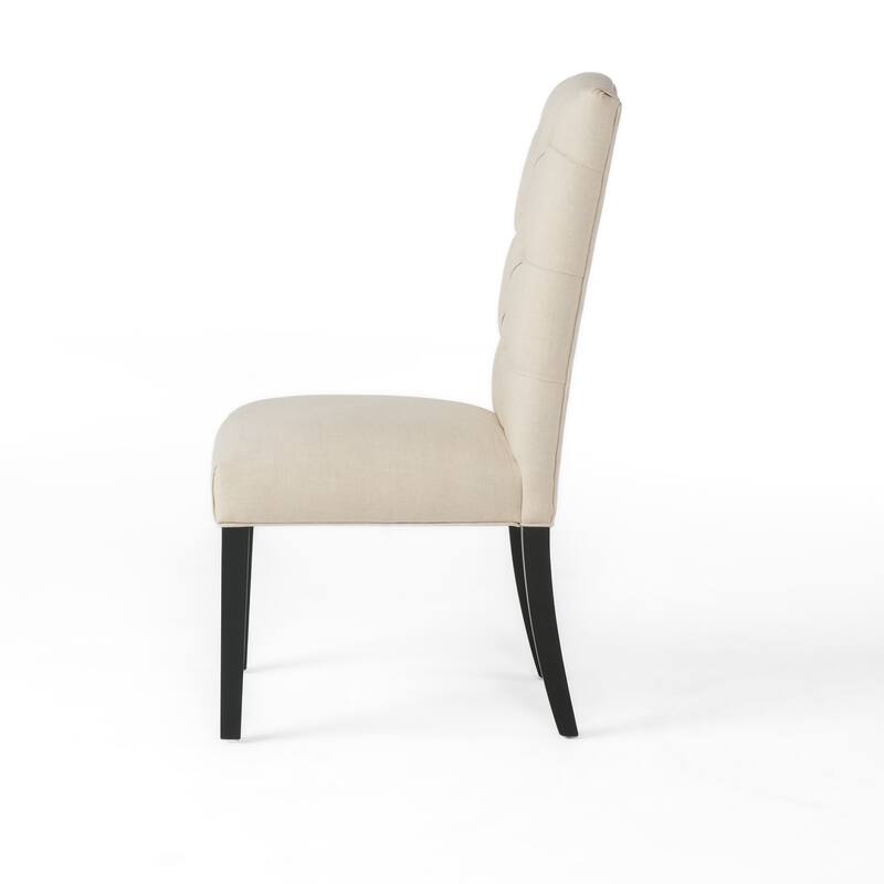 Berlin Tufted Fabric Dining Chair (Set of 2) by Christopher Knight Home
